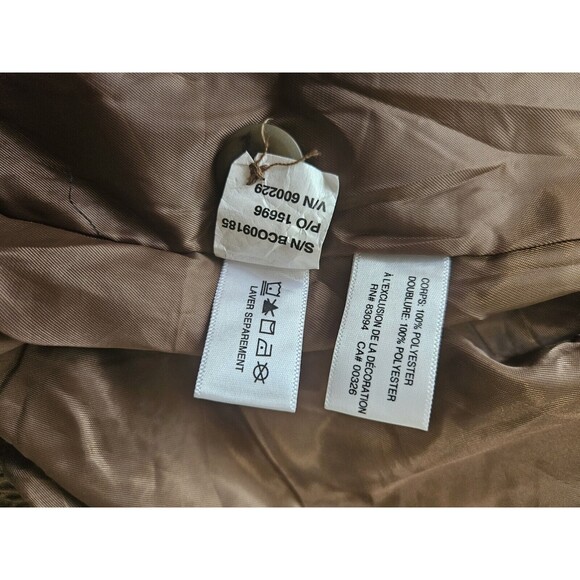 Vintage Cutter Buck Jacket Mens 2XB Brown Khaki Zip Up, Size 2XB - Picture 10 of 11